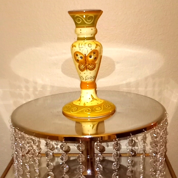 Simple Life Butterfly Single Taper Candleholder - Picture 9 of 9